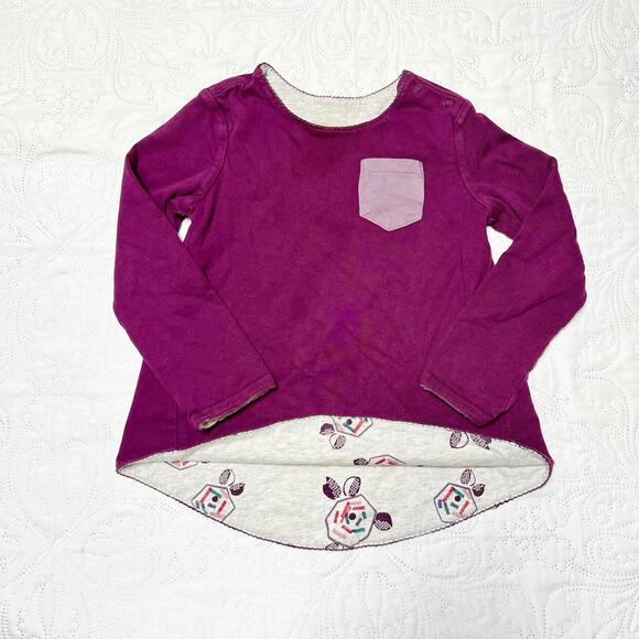 Tea Collection Omiya Reversible Shirt Size 4T - Picture 3 of 9